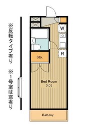 シャトル上水の物件間取画像